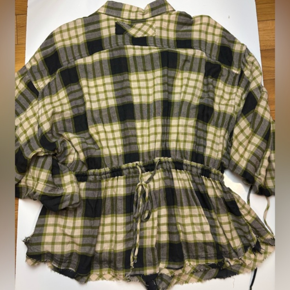Free People Pacific Dawn Plaid Shirt - Picture 5 of 5